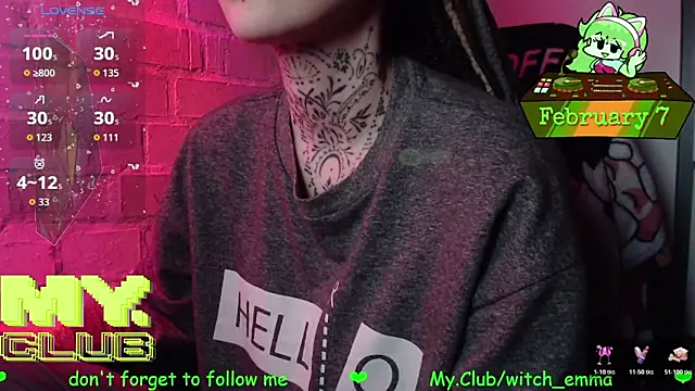 Witch Emma online show from 02.07.26