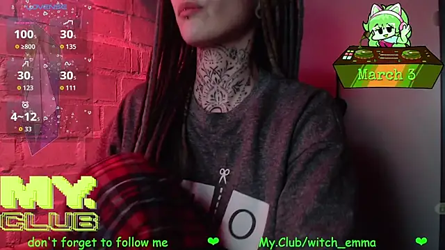 Witch Emma online show from 03.03.26