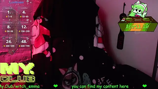 Witch Emma online show from 04.19.26