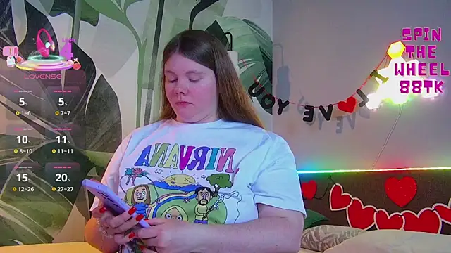 Snapshot of RubyValen chatting on 02.13.26 RubyValen online show from 02.13.26