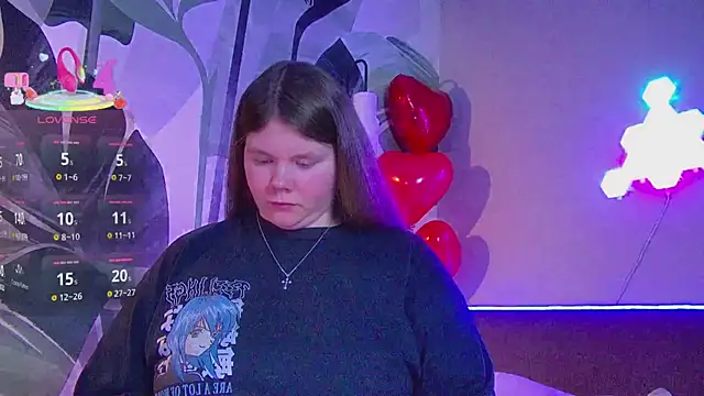 Snapshot of RubyValen chatting on 02.23.26 RubyValen online show from 02.23.26