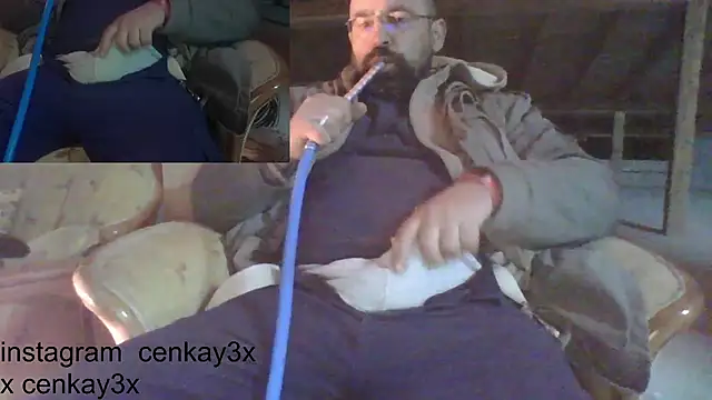 masculine bear daddy online show from 02.18.25