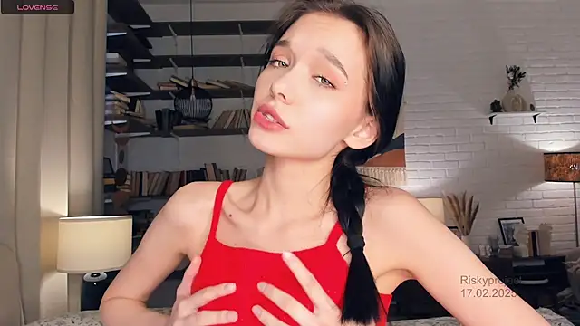 Snapshot of Riskyproject chatting on 02.17.25 Riskyproject online show from 02.17.25