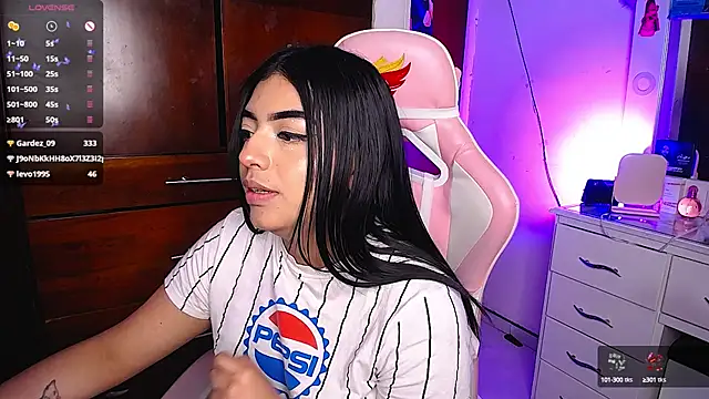 Snapshot of eva_six chatting on 03.13.25 eva six online show from 03.13.25