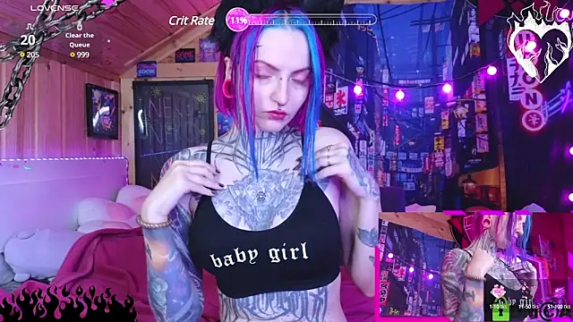 Snapshot of NekoCyber chatting on 01.27.25 NekoCyber online show from 01.27.25