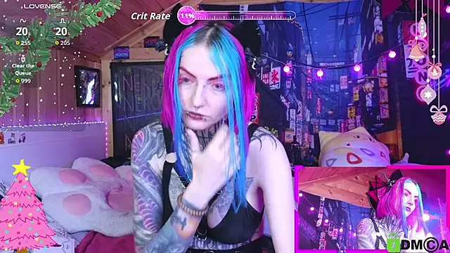 Snapshot of NekoCyber chatting on 01.10.26 NekoCyber online show from 01.10.26