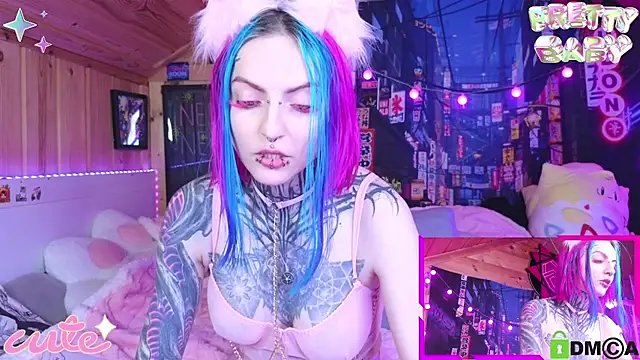 Snapshot of NekoCyber chatting on 02.04.26 NekoCyber online show from 02.04.26