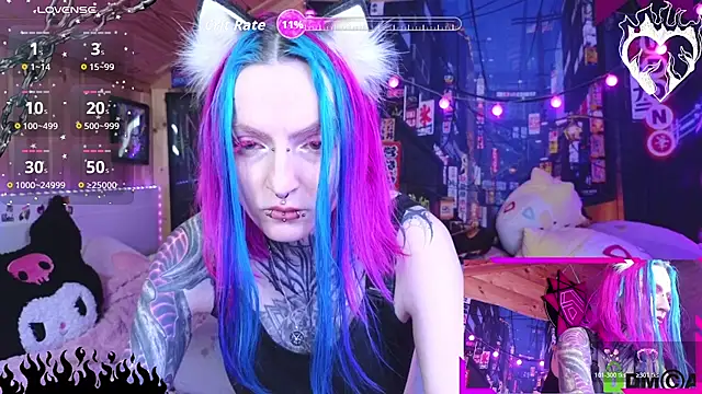 Snapshot of NekoCyber chatting on 05.10.26 NekoCyber online show from 05.10.26