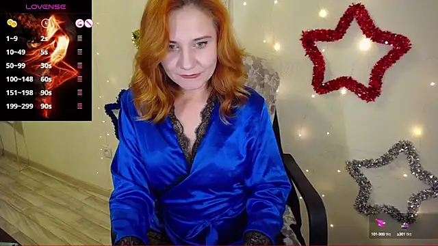 Snapshot of RedHeadSTARx chatting on 12.23.24 RedHeadSTARx online show from 12.23.24