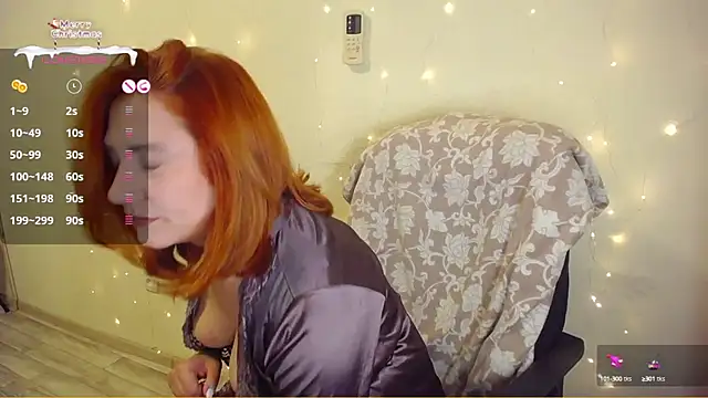 Snapshot of RedHeadSTARx chatting on 01.09.25 RedHeadSTARx online show from 01.09.25