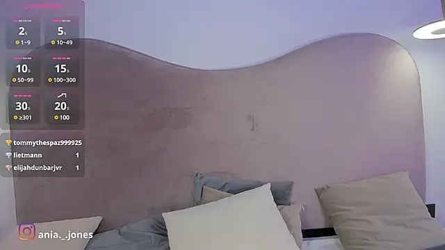 Snapshot of Ania_jones chatting on 01.02.25 Ania jones online show from 01.02.25