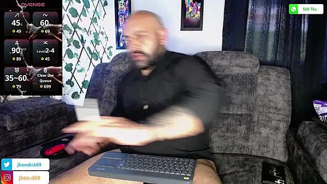 Snapshot of JD-69 chatting on 02.22.25 JD-69 online show from 02.22.25