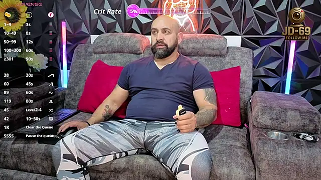 Snapshot of JD-69 chatting on 09.26.25 JD-69 online show from 09.26.25