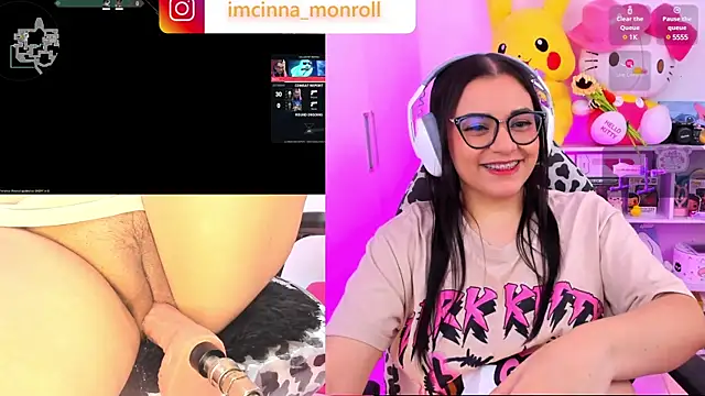 Snapshot of cinna_monroll chatting on 12.20.24 cinna monroll online show from 12.20.24