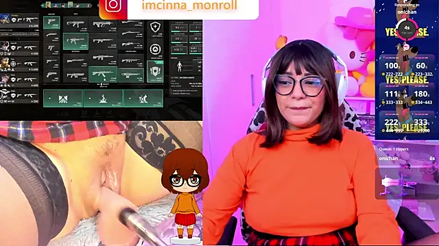 Snapshot of cinna_monroll chatting on 02.02.25 cinna monroll online show from 02.02.25