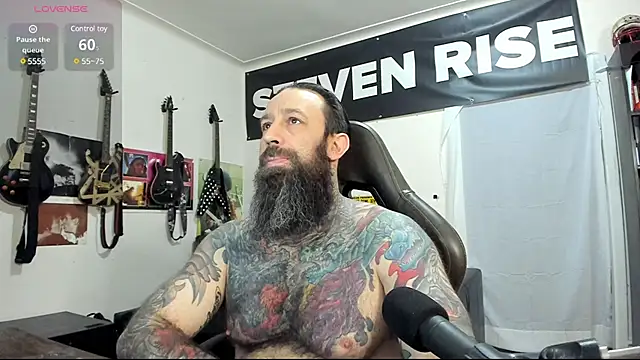 Snapshot of StevenRiseNYC chatting on 02.28.25 StevenRiseNYC online show from 02.28.25