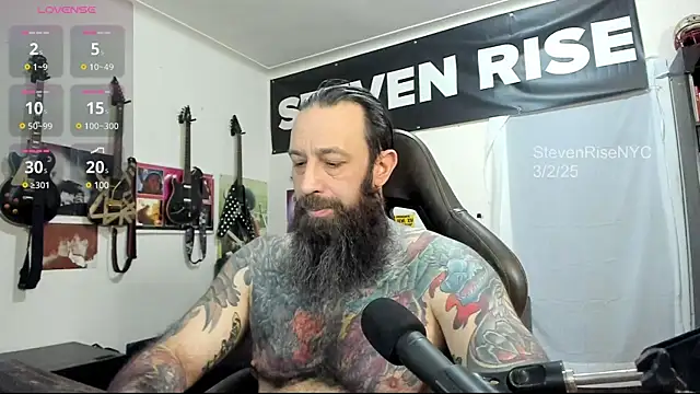 Snapshot of StevenRiseNYC chatting on 03.02.25 StevenRiseNYC online show from 03.02.25