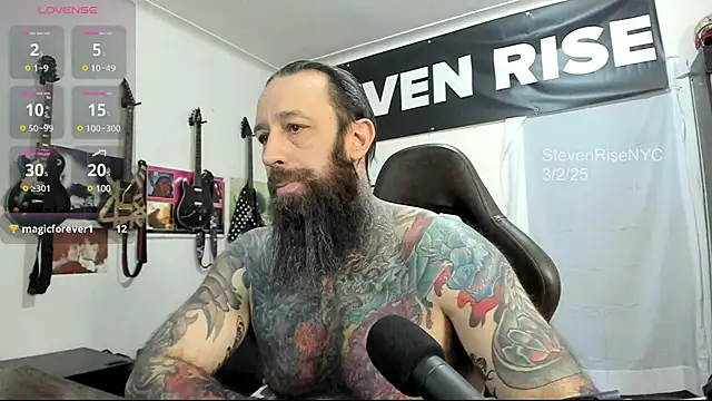 Snapshot of StevenRiseNYC chatting on 03.02.25 StevenRiseNYC online show from 03.02.25