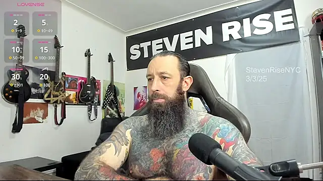 Snapshot of StevenRiseNYC chatting on 03.04.25 StevenRiseNYC online show from 03.04.25