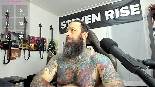 Snapshot of StevenRiseNYC chatting on 03.10.25 StevenRiseNYC online show from 03.10.25