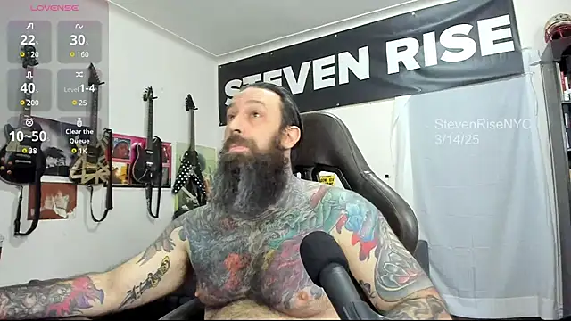 Snapshot of StevenRiseNYC chatting on 03.14.25 StevenRiseNYC online show from 03.14.25