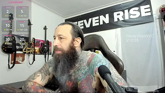 Snapshot of StevenRiseNYC chatting on 03.18.25 StevenRiseNYC online show from 03.18.25