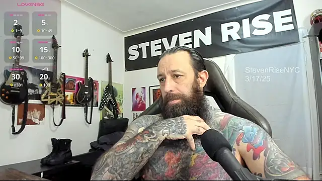 Snapshot of StevenRiseNYC chatting on 03.18.25 StevenRiseNYC online show from 03.18.25