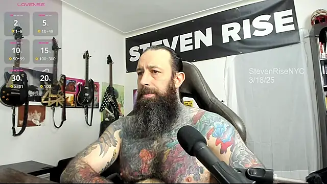 Snapshot of StevenRiseNYC chatting on 03.18.25 StevenRiseNYC online show from 03.18.25