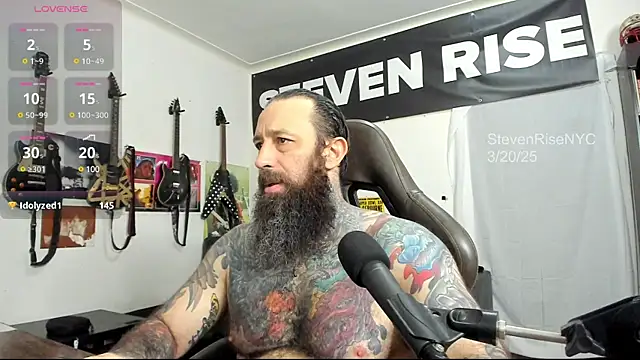 Snapshot of StevenRiseNYC chatting on 03.21.25 StevenRiseNYC online show from 03.21.25