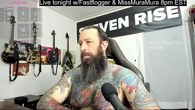 Snapshot of StevenRiseNYC chatting on 03.21.25 StevenRiseNYC online show from 03.21.25