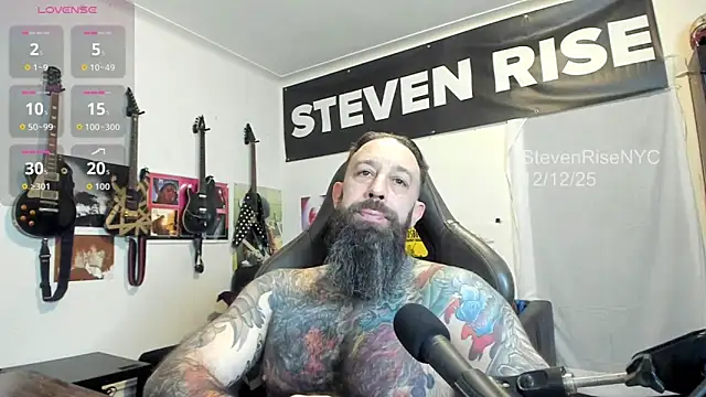 Snapshot of StevenRiseNYC chatting on 12.13.25 StevenRiseNYC online show from 12.13.25